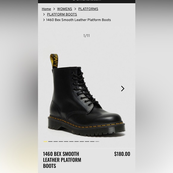 Dr. Martens Shoes - Like new Dr. Martens platform boots